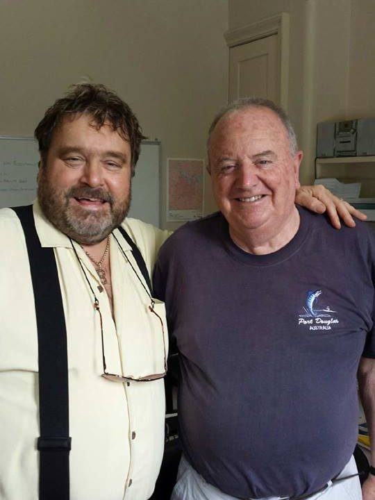 Bob with Brendan Grace at 2RDJ